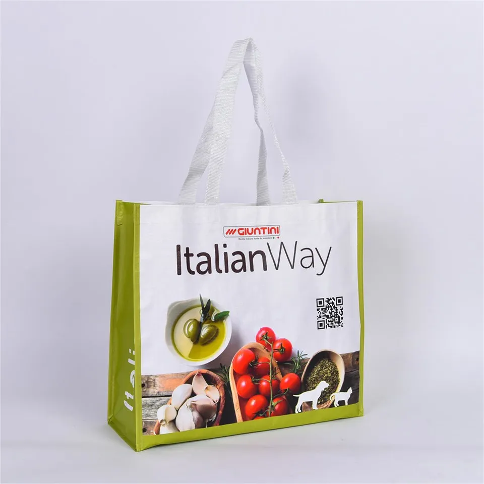 Laminated PP Woven Hnab