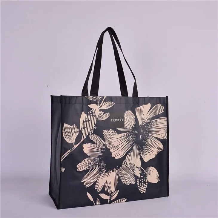 Tsis Woven Khoom noj khoom haus Tote