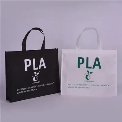 PLA 100% Compostable Khw Hnab